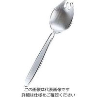 サクライ 18ー8 抗菌 先割 給食スプーン 穴無 61-6764-52 1個（直送品）
