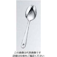 江部松商事 KK 18ー8 #4400 無地 給食スプーン 穴明 61-6764-60 1個（直送品）