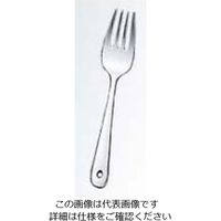 江部松商事 KK 18ー8 #4400 無地 刃先丸ベビーフォーク 穴明 61-6764-62 1個（直送品）