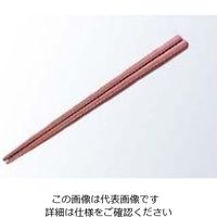 蝶プラ工業 金剛箸 19cm レッド PPS製 61-6769-47 1組（直送品）
