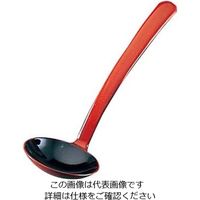 江部松商事 メラミン 和風塗り レードル 朱内黒 61-6771-13 1個（直送品）