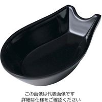 エンテック（ENTEC） メラミン レンゲ受皿 黒 61-6771