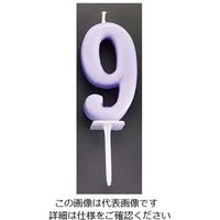 江部松商事 ナンバーキャンドル パステル(10入)9番 B7501ー07ー09LV 61-6773-64 1組(10個)（直送品）