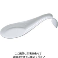 SOLIA ソリア カーブハンドルスプーン(50入)ホワイト PS32152 61-6774-28 1組(50個)（直送品）