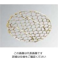 江部松商事 18ー8 手編み亀甲 足付 目皿(金メッキ付)9cm 61-6775-85 1個（直送品）