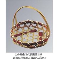 萬洋 竹 珍味入れ 18ー003 φ90×20(つる含100mm) 61-6776-23 1個（直送品）