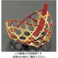 萬洋 三ツ葉 珍味入れ(茶)18ー611B 61-6776-40 1個（直送品）