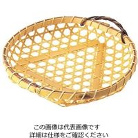 萬洋 竹製 盛カゴ 中 18ー112 φ160×H30 61-6776-64 1個（直送品）