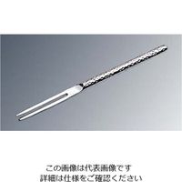 江部松商事 オードブルピン 槌目 フォーク型 銀 61-6805-66 1個（直送品）