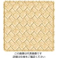 シンビ キルトデザインコースター 角 #360 ゴールド 61-6807-44 1個（直送品）