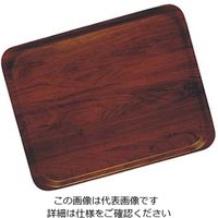 アズワン ユーロラミネートトレイ 長角 CA3253E76ウォルナッツ 1個 61-6808-63（直送品）