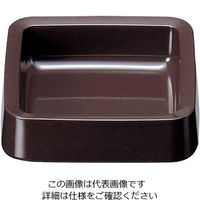 江部松商事 角灰皿 DX DHー61 ダークブラウン 61-6817-59 1個（直送品）