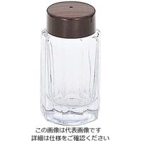 大塚硝子 十角 木目塩入 ガラス製 MOー4 61-6821-47 1個（直送品）