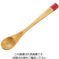 江部松商事 スス竹 朱塗分け丸スプーン(全長86) 61-6823-62 1個（直送品）