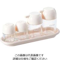 エンテック キノコ カスターセット 5PCS Kー5111 黒 61-6826-02 1セット（直送品）