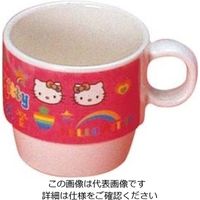 江部松商事（EBEMATSU） メラミン お子様食器 ハローキティ マグカップ MN-20R 1個 61-6839-12（直送品）