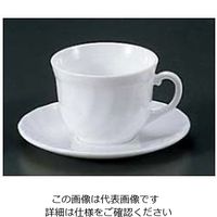 アズワン トリアノン カップ&ソーサー E8845 220ml φ87 61-6833-10 1個（直送品）