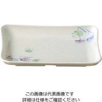 エンテック メラミン和食器 すみれ 角皿 大 切立 VOー29 61-6833-78 1個（直送品）