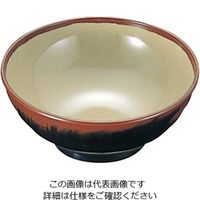 エンテック メラミン和食器 長次郎窯 そば丼 ANー70 特大 G内若草 61-6835-48 1個（直送品）