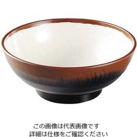 エンテック メラミン和食器 長次郎窯 そば丼 ANー70 特大 W内白 61-6835-50 1個（直送品）