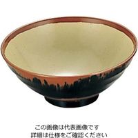 エンテック メラミン和食器 長次郎窯 小丼 ANー63 G内若草 61-6835-63 1個（直送品）