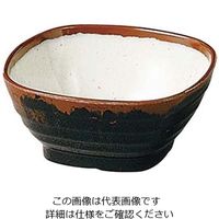 エンテック メラミン和食器 長次郎窯 角 小鉢 ANー50 W内白 61-6835-68 1個（直送品）