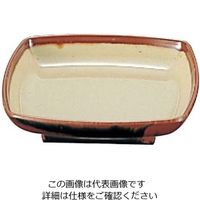 エンテック メラミン和食器 長次郎窯 角 小皿 AN-55