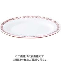 エンテック メラミン中華食器 瑞祥 外赤内白