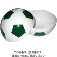 江部松商事（EBEMATSU） お子様ランチ皿 サッカーボール 小（仕切なし）グリーン 1個 61-6836-62（直送品）