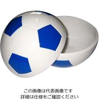 江部松商事 お子様ランチ皿 サッカーボール 小(仕切なし)ブルー 61-6836-63 1個（直送品）