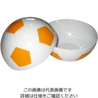 江部松商事 お子様ランチ皿 サッカーボール 小(仕切なし)イエロー 61-6836-64 1個（直送品）