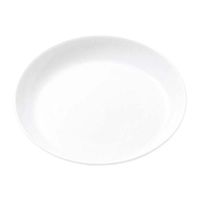エンテック（ENTEC） PP給食皿 No.1711W 15cm ホワイト 1個 61-6841-41（直送品）