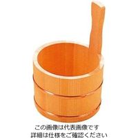 江部松商事 さわら 片手 湯桶 銅タガ Dー33ー03 61-6860-26 1個（直送品）