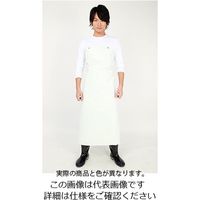 丸十コーポレーション（MARUJU） ワンタッチ胸付前掛 ネイビーL 08006180-4 1枚 61-7362-55（直送品）