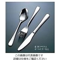 片力商事 18ー8 ピアス サラダフォーク 61-7615-28 1個（直送品）