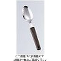 ワダコーポレーション 18ー8 味道楽 デザートスプーン ブラウン 61-7629-95 1個（直送品）
