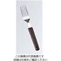 ワダコーポレーション 18ー8 味道楽 デザートフォーク ブラウン 61-7629-96 1個（直送品）