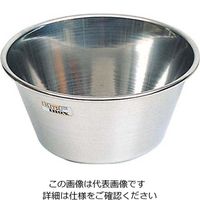 アズワン マトファー シェフイノックス 18ー10 平底ボール 01656 26cm 61-7866-70 1個（直送品）