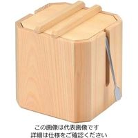 江部松商事（EBEMATSU） 木製ガリ入れ（中合・トング付）