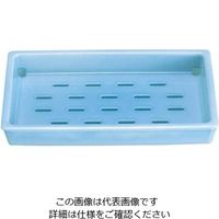 若泉漆器 ABSネタ受け(水受け付)青磁 大 61-7943-53 1個（直送品）