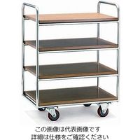 アズワン レストランズワゴン S10F 木目 61-7979-06 1個（直送品）