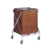 江部松商事 BM ダストカー 袋付(折りたたみ式)大 茶 236L 61-7955-34 1個（直送品）