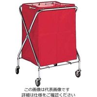 江部松商事 BM ダストカー 袋付(折りたたみ式)小 赤 132L 61-7955-40 1個（直送品）