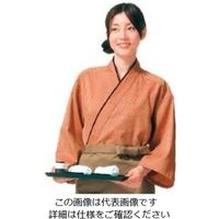 江部松商事 作務衣(男女兼用)KJ0010ー6 レンガ 4L 61-7971-09 1個（直送品）