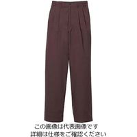 江部松商事 ツータックパンツ(女性用)KP002Lー6 茶 11号 61-7971-20 1個（直送品）