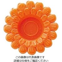 江部松商事 わさび皿(500枚入)菊 オレンジ 61-7971-95 1組(500枚)（直送品）