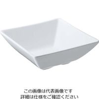 江部松商事 メラミン スクエア小鉢 12cm KDー303 ホワイト 61-7995-04 1個（直送品）