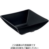 江部松商事 メラミン スクエア小鉢 12cm KDー303 ブラック 61-7995-05 1個（直送品）