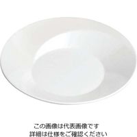 江部松商事 メラミン スパイラルプレート 19cm BYー954 ホワイト 61-7994-93 1個（直送品）