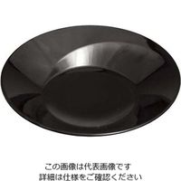 江部松商事 メラミン スパイラルプレート 19cm BYー954 ブラック 61-7994-94 1個（直送品）